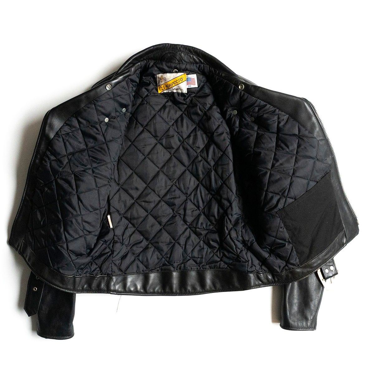 Schott レザージャケット サイズ34 ブラック Schott 659 Sports Type Single Leather Jacket Black Old Rare