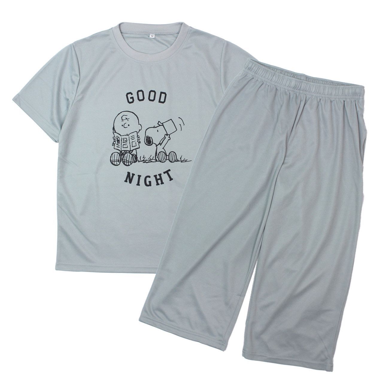 PEANUTS ルームウェア 半袖 7分丈パンツ レディース パジャマ 女性