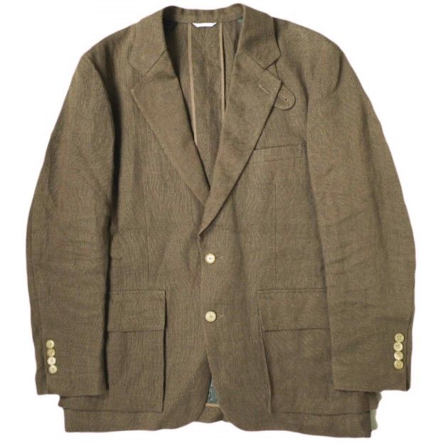 KENNETH FIELD ケネスフィールド 22SS 日本製 LINEN HEMP 2B UNCON 