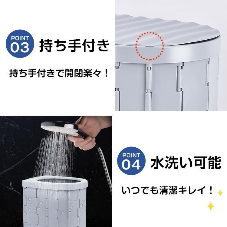 新品簡易トイレ 折りたたみ式 防災 アウトドア用 キャンプ 登山