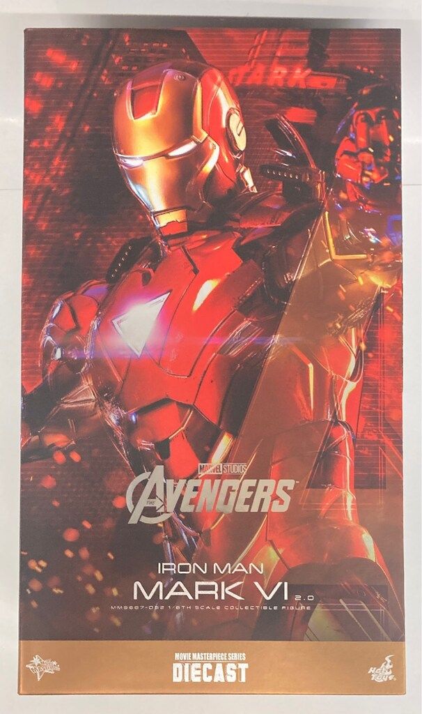 ホットトイズ MOVIE MASTERPIECE DIECAST HOTTOYS IRON MAN MARK VI 2.0 MMS687