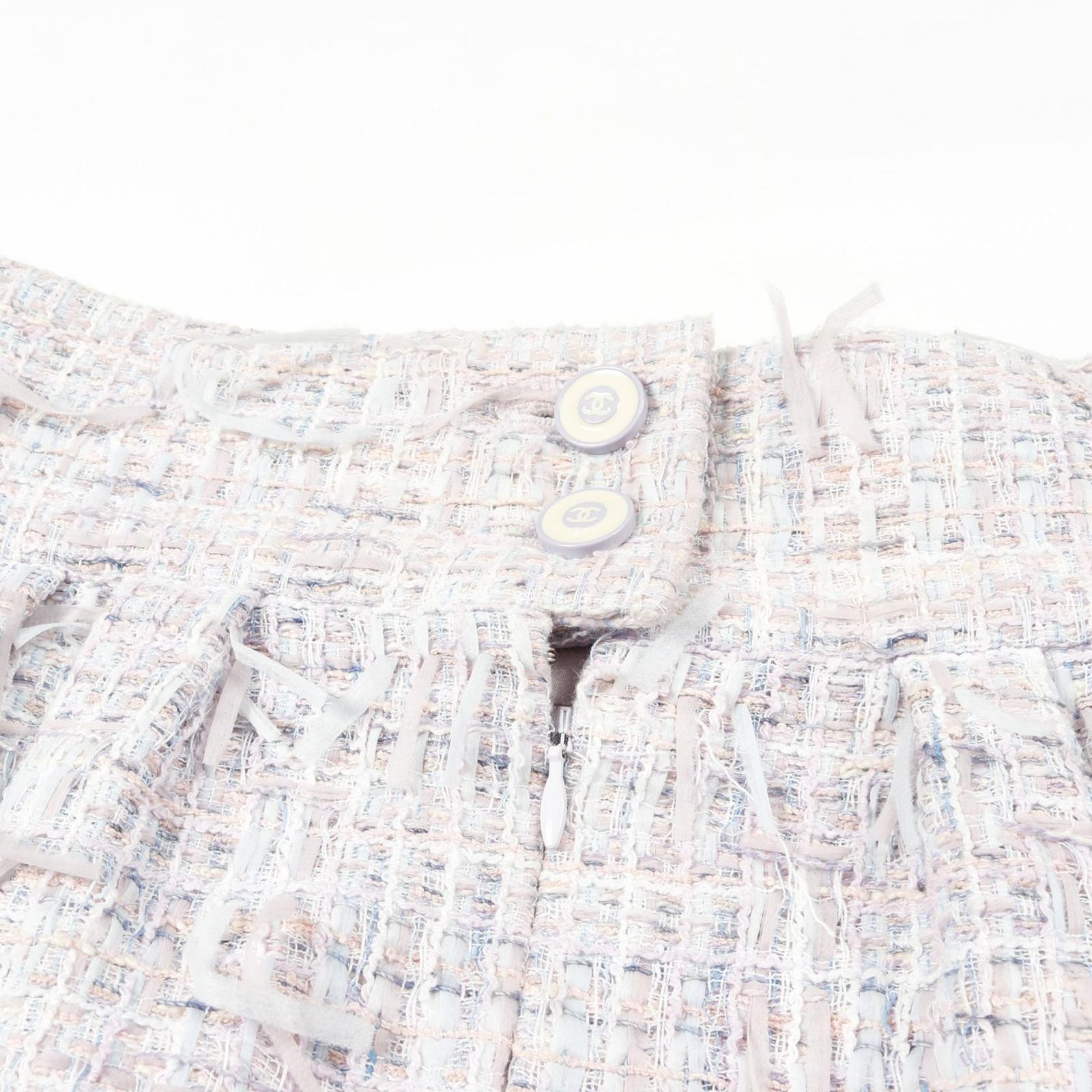 シャネル ココマーク ボタン ファブリックスカート CHANEL - CHANEL シャネル スカート ココマークボタンの通販 by
