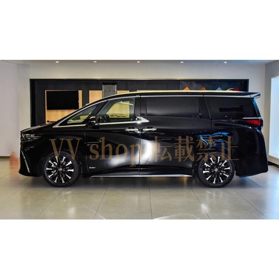 新型アルファード40系 AAHH40W AAHH45W ハイブリッド ヴェルファイア40系 パーツ サイドドアガーニッシュ ドアロアガーニッシュ