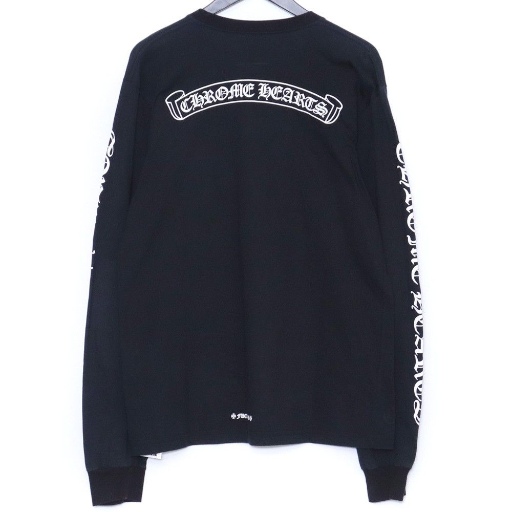 CHROME HEARTS ロングスリーブTシャツ スクロールラベル Lサイズ
