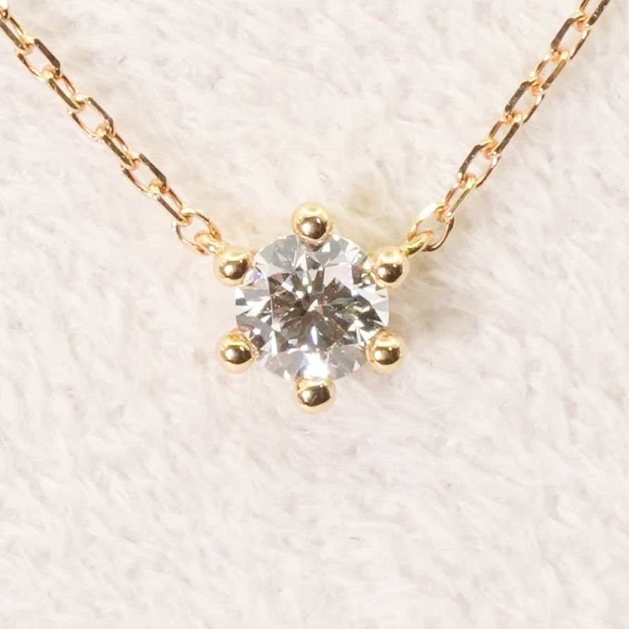 アーカー ロシアンダイヤモンド ネックレス K18YG 0.13ct 【公式通販】