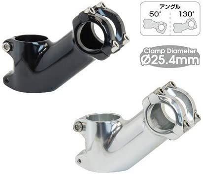 [最短即日発送] ギザ MS-28 アヘッドステム 25.4mm 50/130 シルバー/80mm(HBN10622)  送料無料