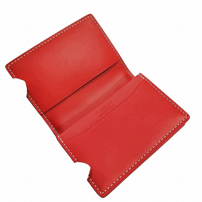 専用　ゴヤール　カードケース　レッド　美品 関税送料込】ゴヤール カードケース サン・シュルピス レッド (GOYARD