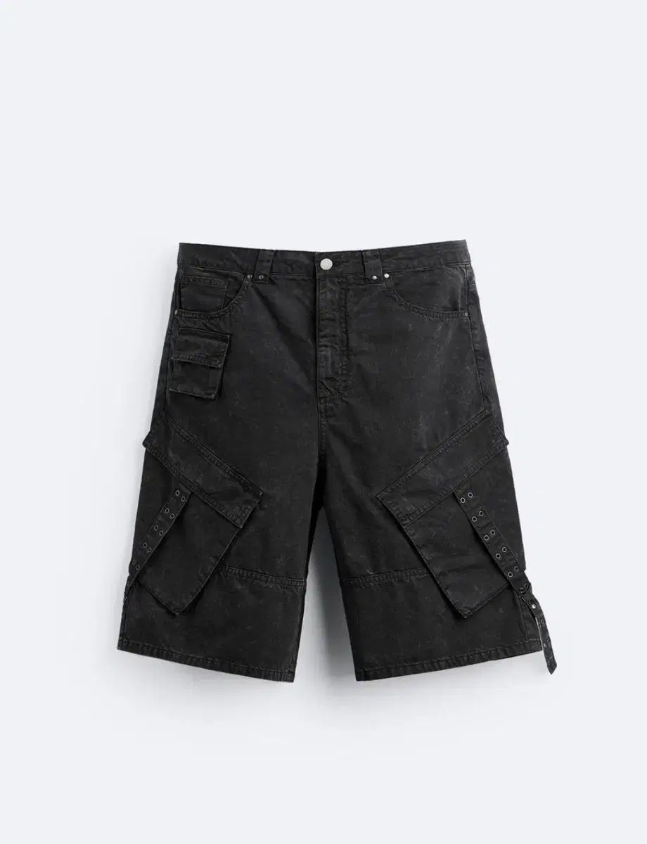 【雷市場（ポンジャン）商品韓国直送】 42 ZARA(ザラ) カーゴ バミューダ ショートパンツ
