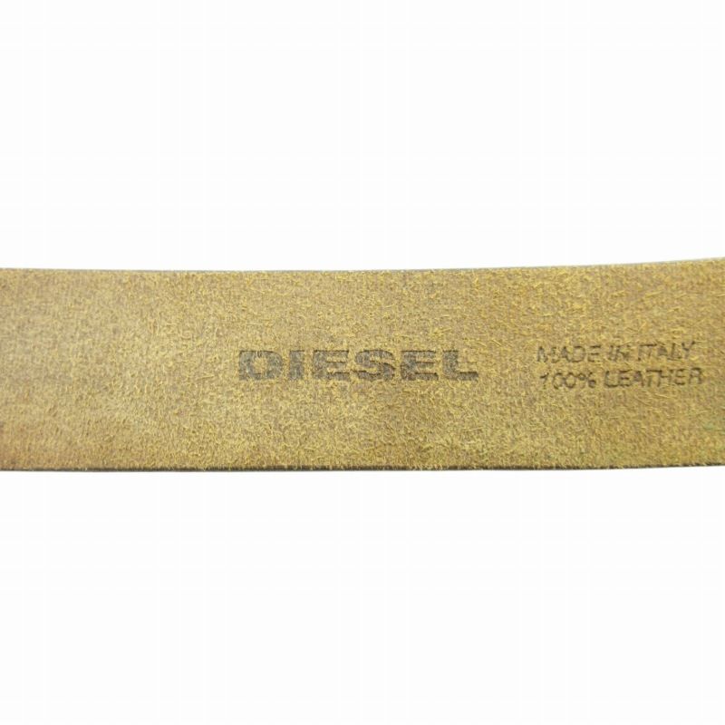 専用出品です。★DIESEL★95 レザーベルト ディーゼル 茶 ブラウン ロゴ ディーゼル DIESEL レザーベルト ダブル ロゴ 95/38 茶 ブラウン