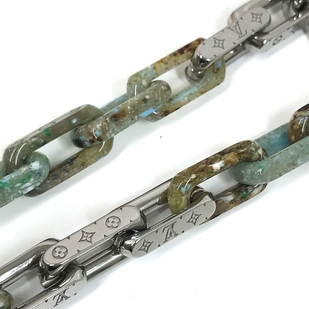 ルイヴィトン M00732 コリエ モノグラム チェーン ネックレス メタル