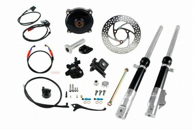 NCY製エイプ50/100用ディスク化フロントフォークキット - メルカリ