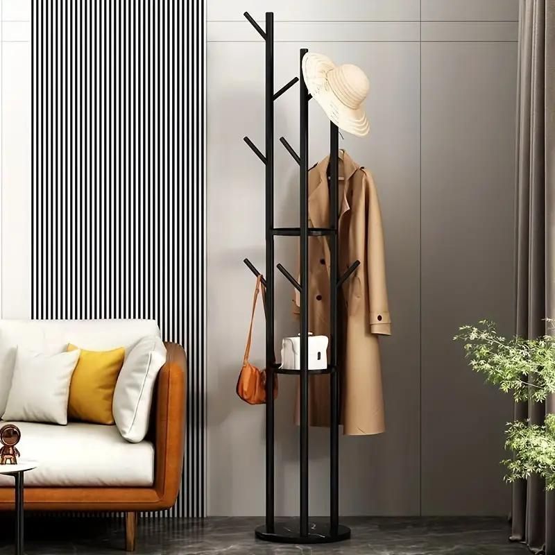 ポールハンガー ハンガーラック 収納家具 省スペース 洋服掛け 帽子 バッグ 鞄 コート掛け スリム シンプル おしゃれ YGfO959