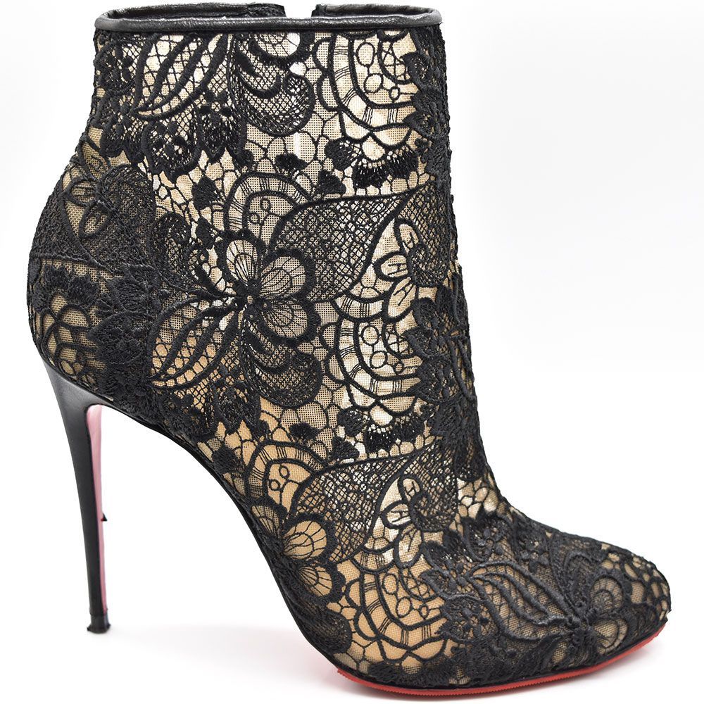 N0511】美品 ルブタン Christian Louboutin レース ショート