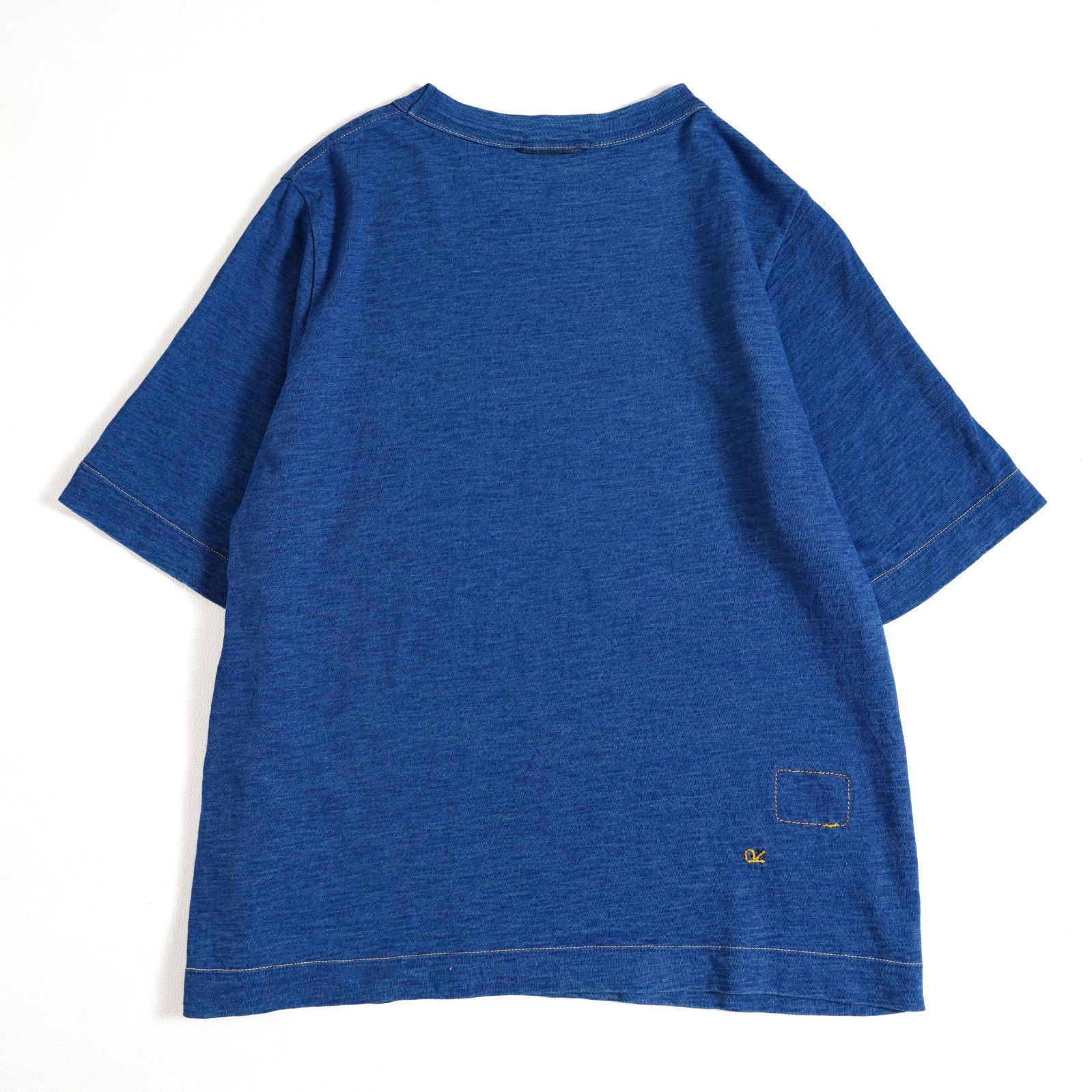 45R ブルフラワーロゴプリントの45星Tシャツ（インディゴ 濃） - メルカリ
