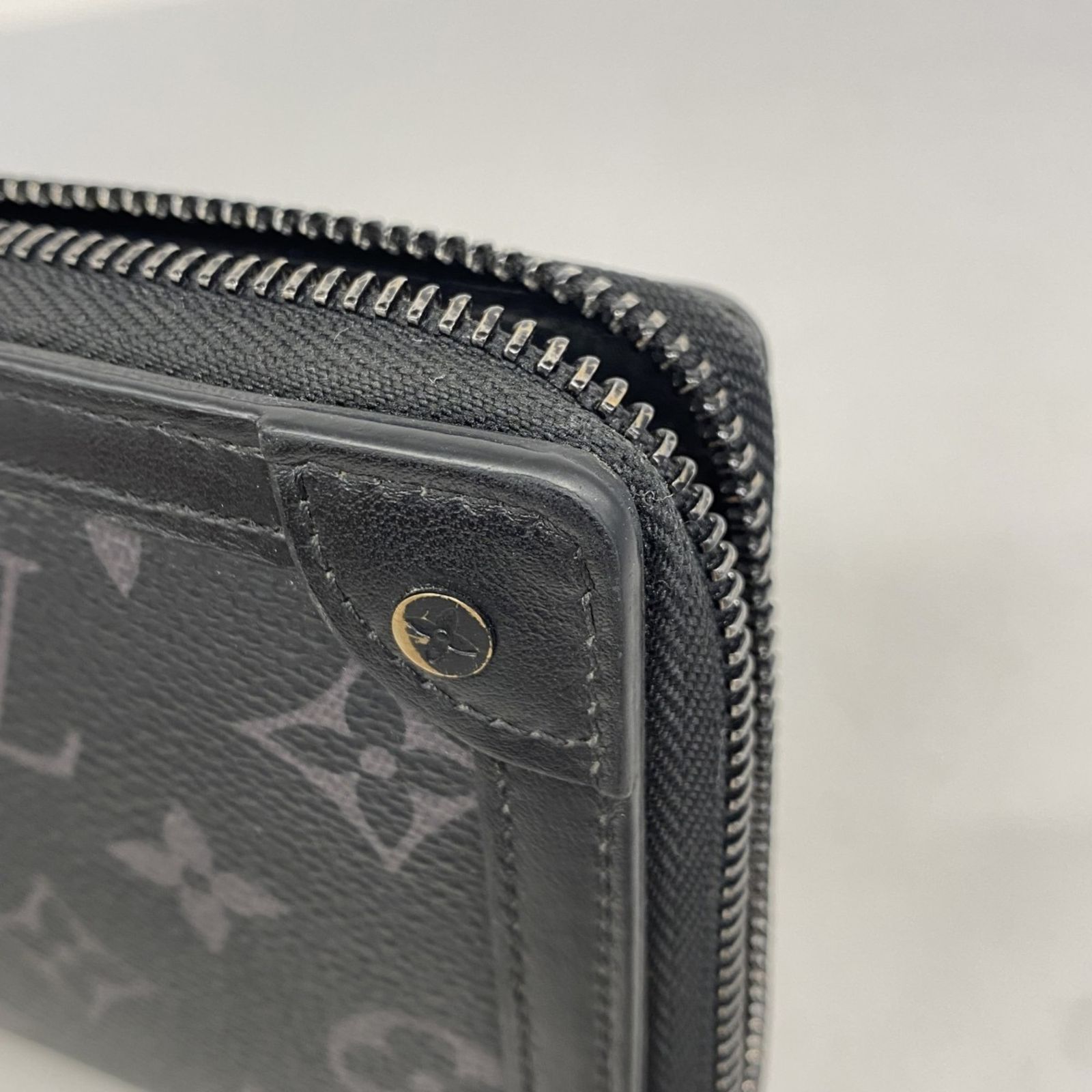 ルイヴィトン エクリプス モノグラム　トランクジッピーウォレット M80558 LOUIS VUITTON - ルイヴィトン モノグラム エクリプス トランク