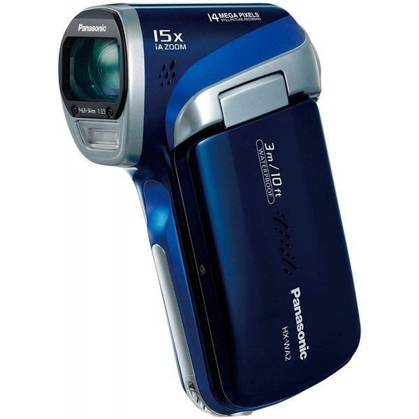 ビデオカメラ 専用ケース付き ブルー 防水 Panasonic HX-WA3-A ビデオカメラ 専用ケース付き ブルー 防水 Panasonic HX-WA3-A