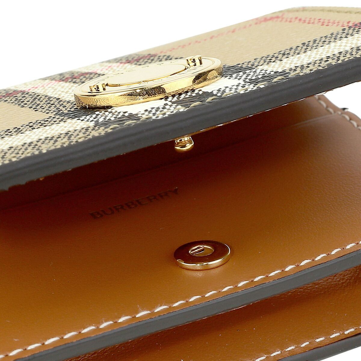 新品 バーバリー BURBERRY 2つ折り財布 スモール フォールディング