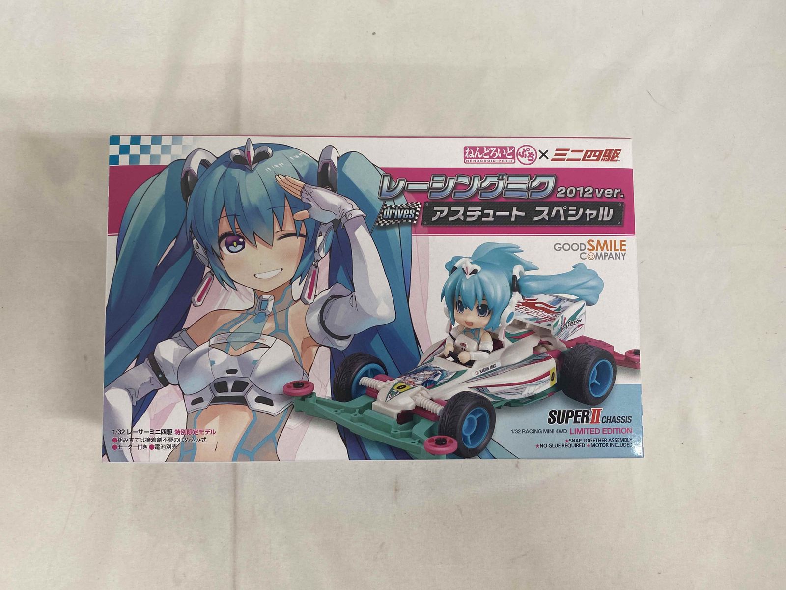 【未開封】ねんどろいど ぷち×ミニ四駆 レーシングミク 2012ver． drives アスチュート スペシャル