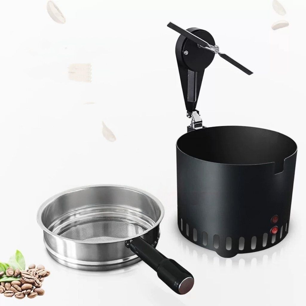 コーヒー豆クーラー 電気コーヒー豆焙煎クーラー 焙煎コーヒー豆用容量600g家庭用冷却機 急速冷却システム 二層フィルター 5mm 送料無料