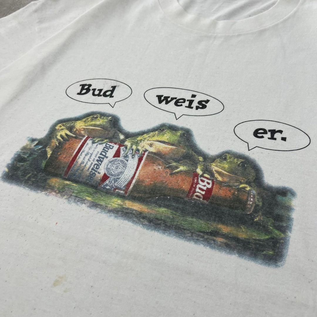 90s バドワイザー ビンテージ tシャツ ビール Budwiser 半袖 白 - メルカリ