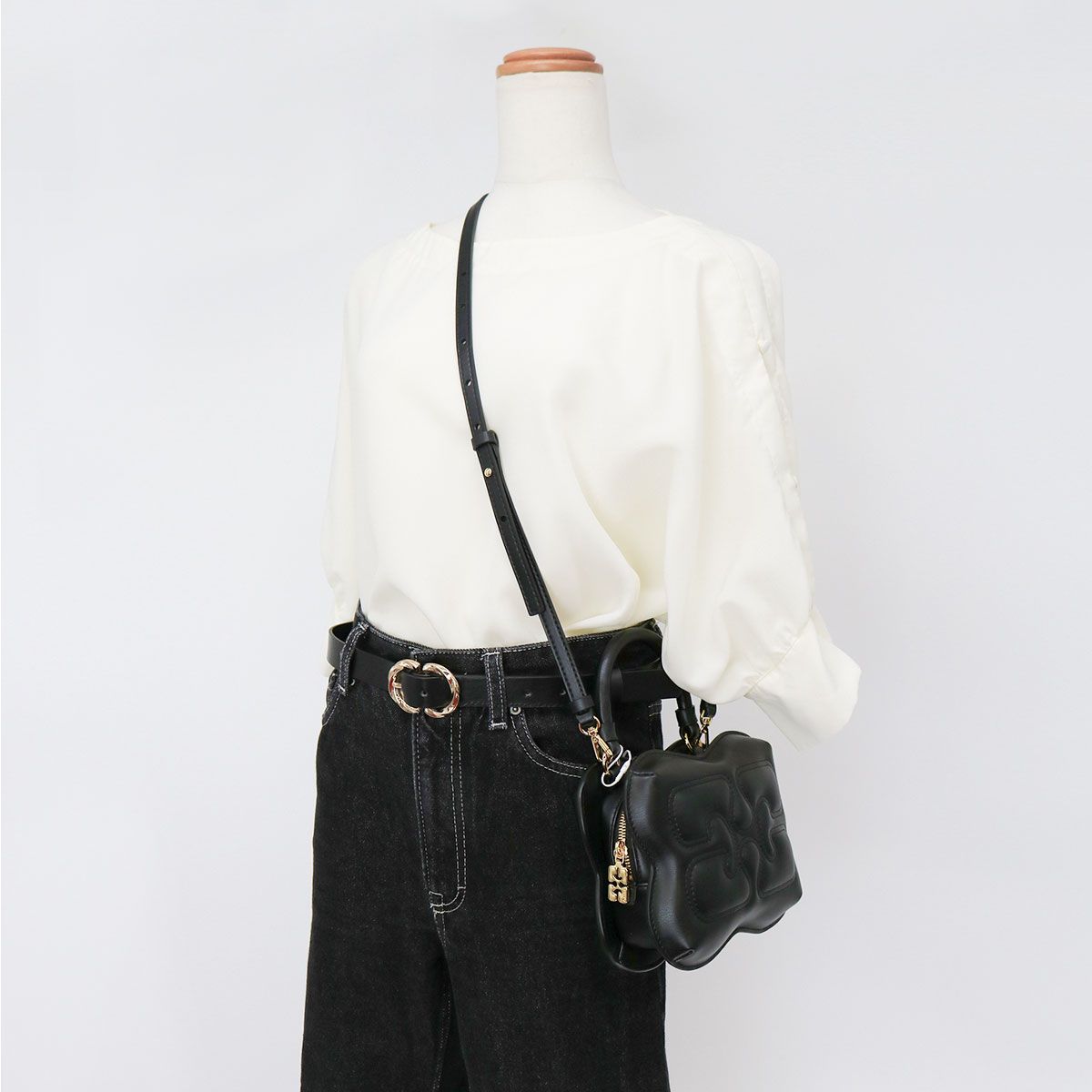 □GANNI ガニー 2WAYショルダーバッグ A5489 BUTTERFLY SMALL