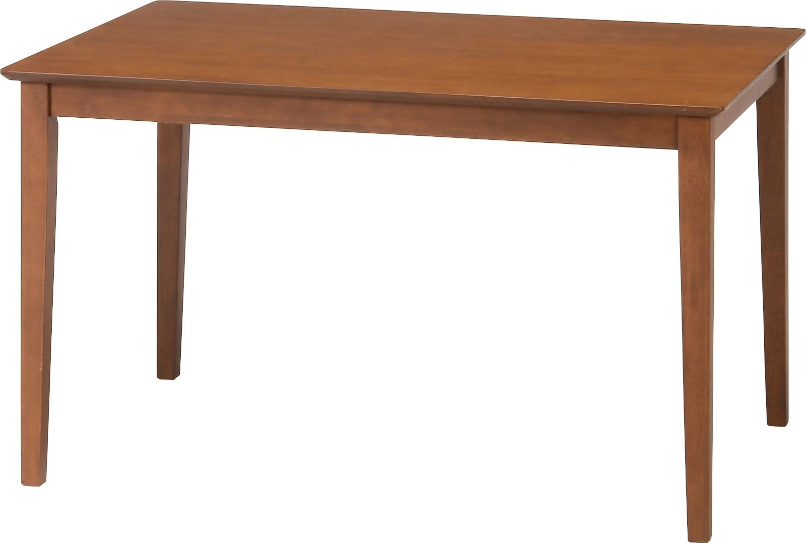 不二貿易 ダイニングテーブル 2 4人用 幅120×奥行75×高さ70cm ブラウン 天然木 食卓 組立商品 単品 スノア96783