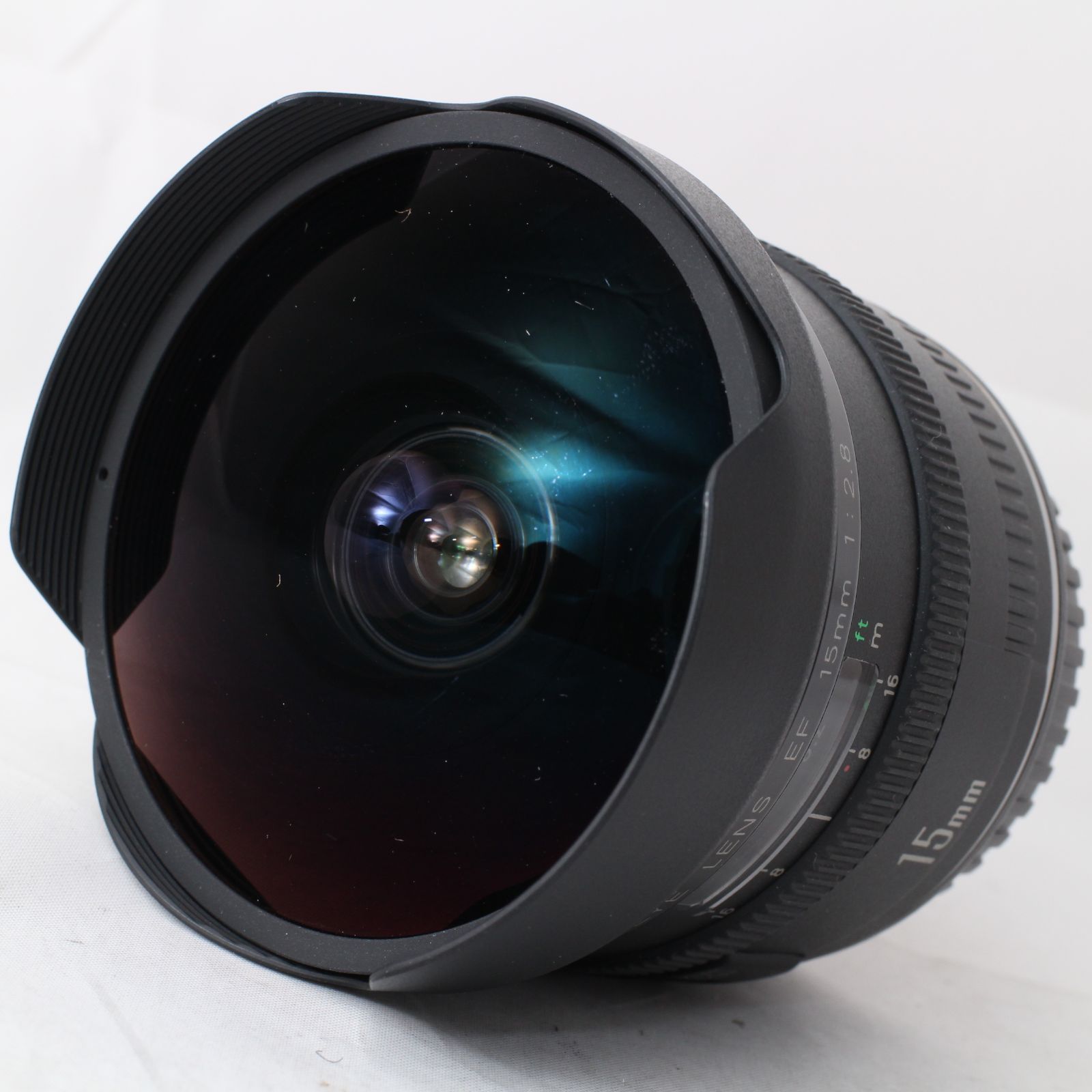 ジャンク Canon EFレンズ EF15mm F2.8 フィッシュアイ 単焦点
