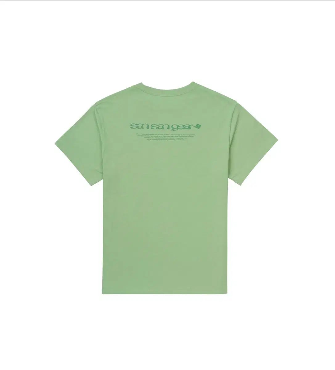 SAN SAN GEAR(サンサンギアー) 24ss ロゴ Tシャツ 半袖 緑 1