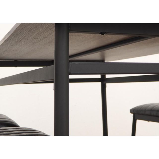 萩原 Hagihara LDS-4883BK ダイニングセット 新生活 インテリア 家具おしゃれ MARWIL-DEMENAGEMENTS_CH