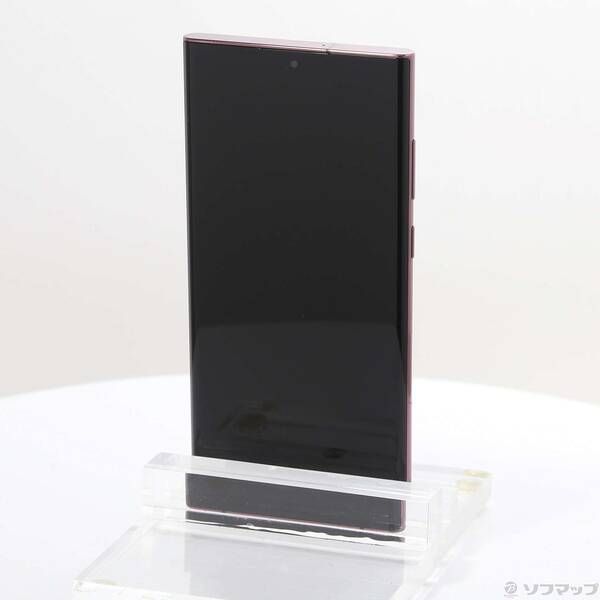 中古品〕 Galaxy S22 Ultra 256GB バーガンディ SC-52C docomo SIM