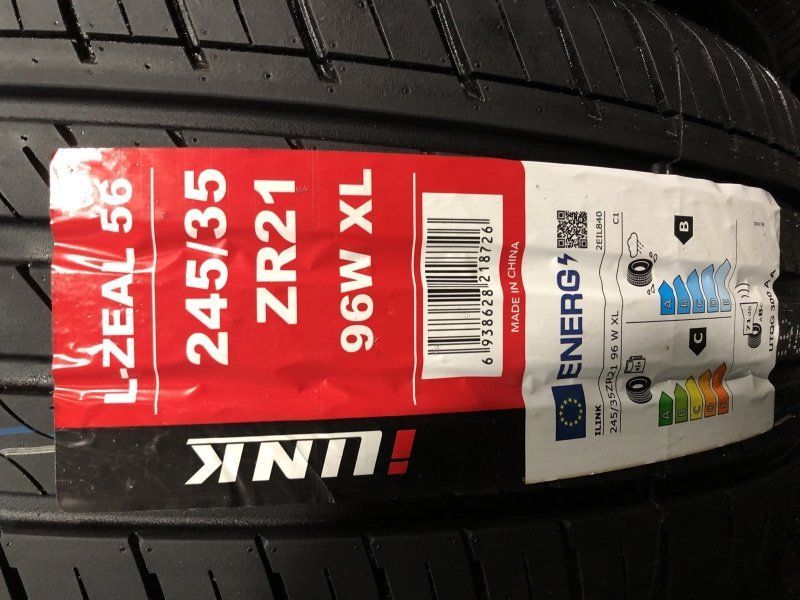 タイヤ新品 25年製 バランス済 iLINK L-ZEAL56 245/35ZR21 夏タイヤ