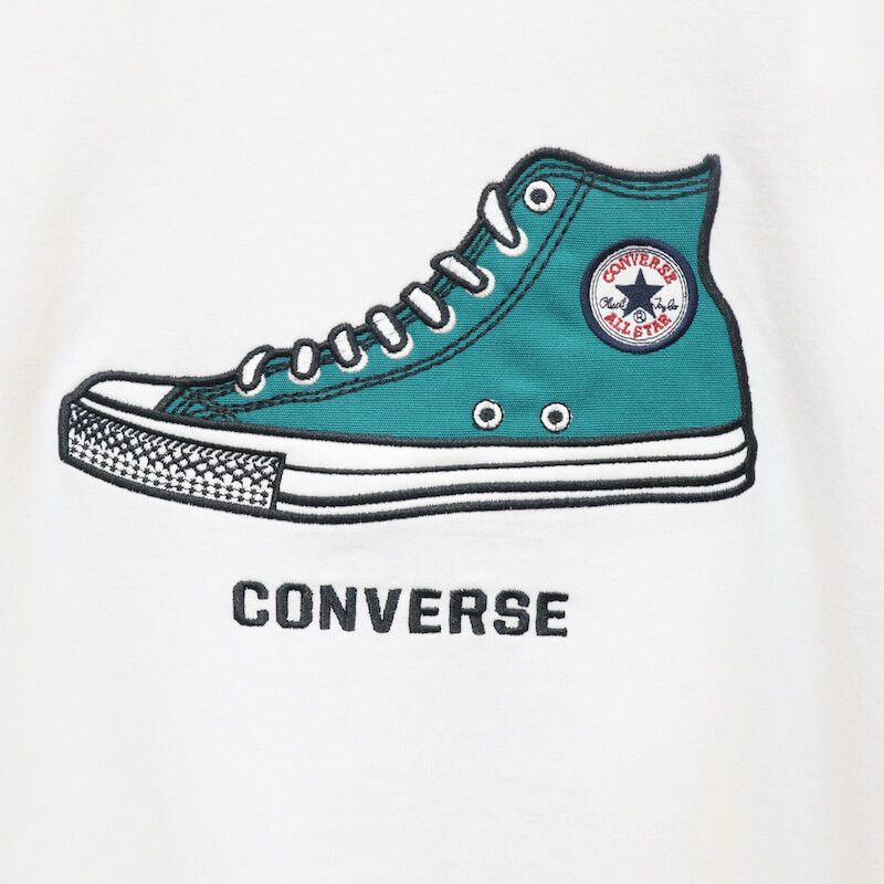 新品 レディース コンバース converse スニーカー 貼付 半袖 tシャツ