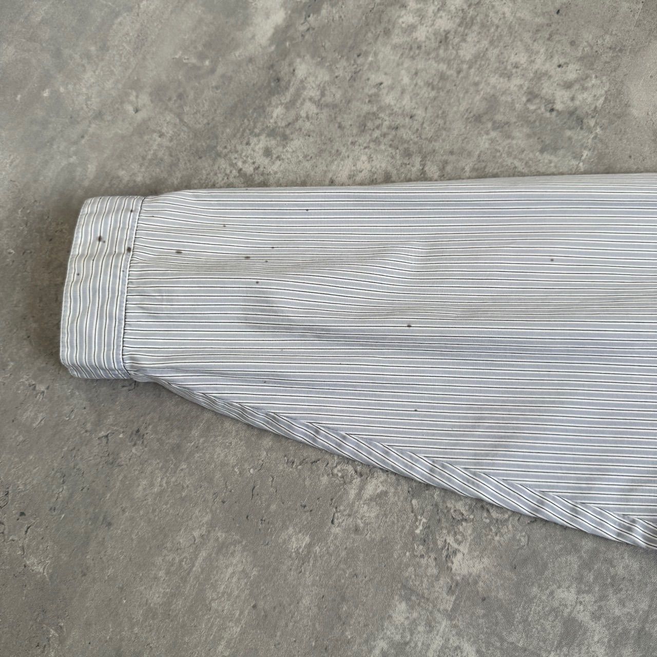 guernika ゲルニカ I HATE WHO AM フォトプリント オーバーサイズストライプシャツ Fサイズ