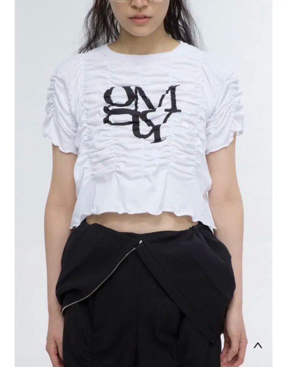 ★送料・関税込★GIMMETHEYOUNG★G_SHIRRING T-SHIRTS★ Gimmetheyoung(キムミダヨン) G SHIRRING T ー SHIRTS 20SS