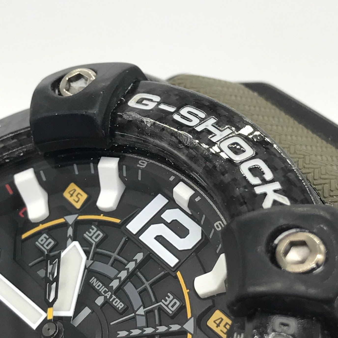 美品ジーショックGG-B100-1A3JF MUDMASTER 中古品 カシオ Gショック G-SHOCK MASTER OF G MUDMASTER GWG-B1000-1AJF