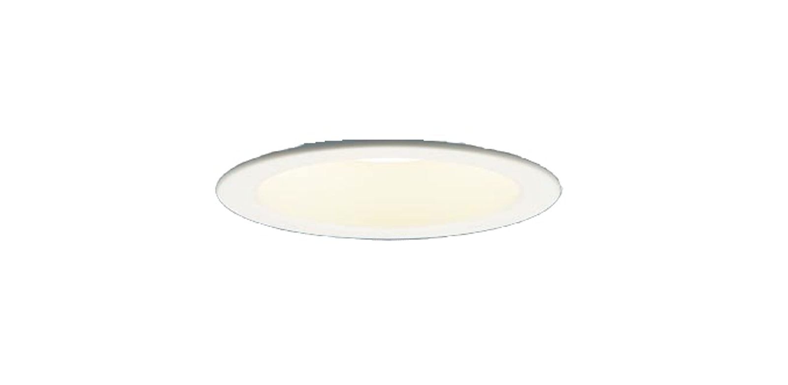 パナソニック(Panasonic) ベースダウンライト LED 一体型 電球色 拡散マイルド φ100 60形 ホワイト LGD1100LLE1 [ホワイト] [60形] [φ100]