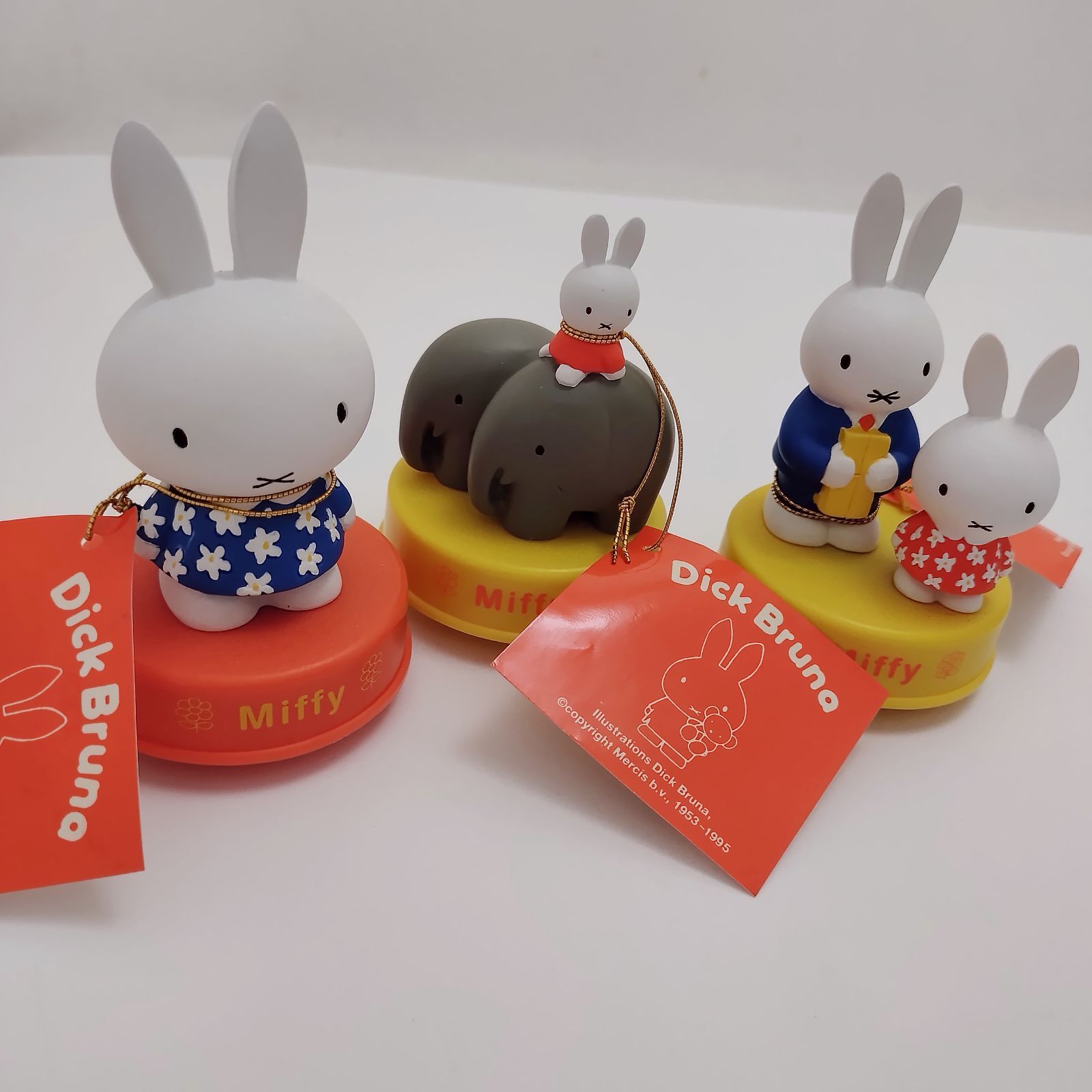 セキグチ ミッフィー 陶器オルゴール 品 3個セット