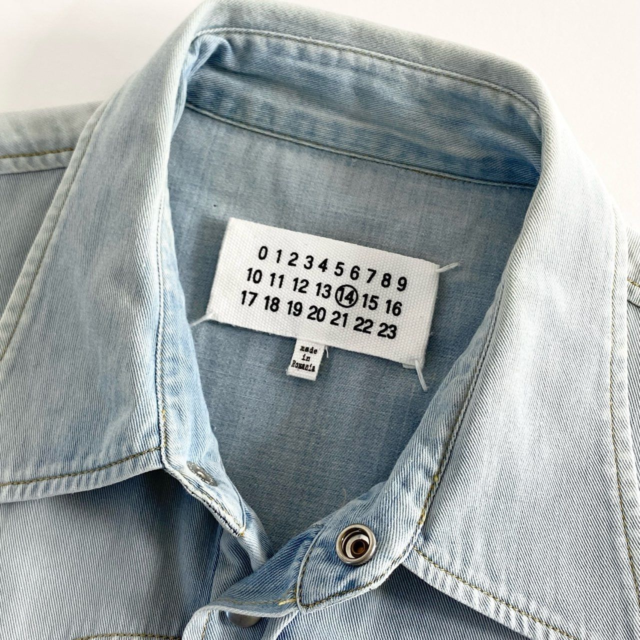57e11 Maison Margiela メゾンマルジェラ デニム ウエスタンシャツ