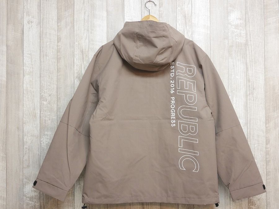 【新品:SALE】25 REPUBLIC PARKLIVE JACKET - XLサイズ - Mocha 正規品 スノーボード ウェア ジャケット