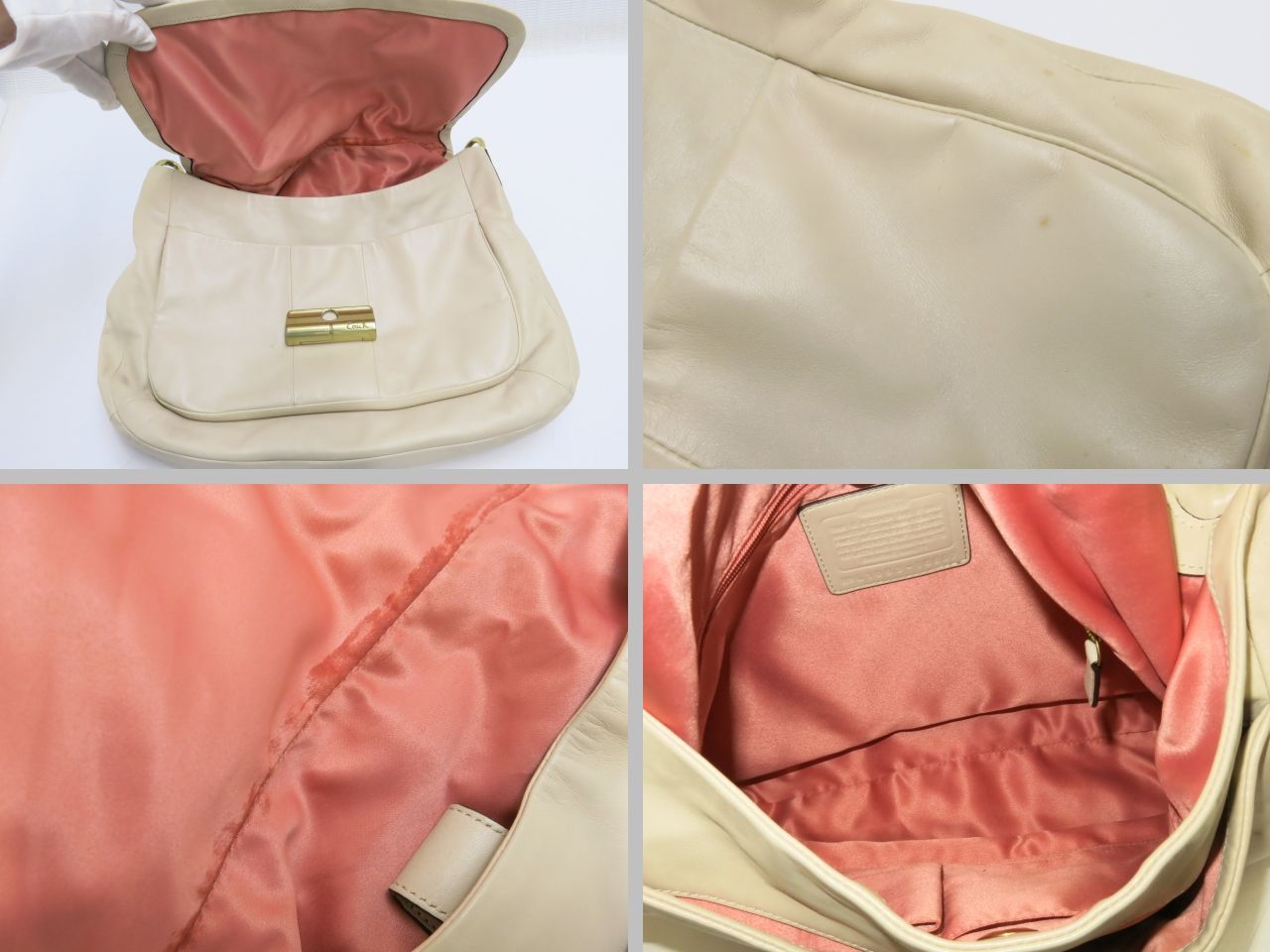 オフホワイト系 COACH
