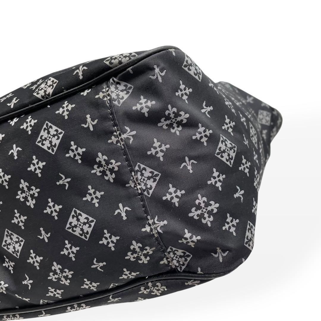 1円〜]極美品＊russet ラシット ナイロン レザー 本革 ハンド トート