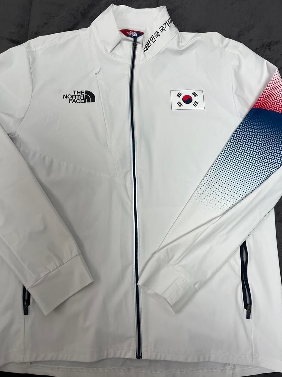 【雷市場（ポンジャン）商品韓国直送】THE NORTH FACE(ザノースフェイス) チームコリア 国代表 ジャージ xl