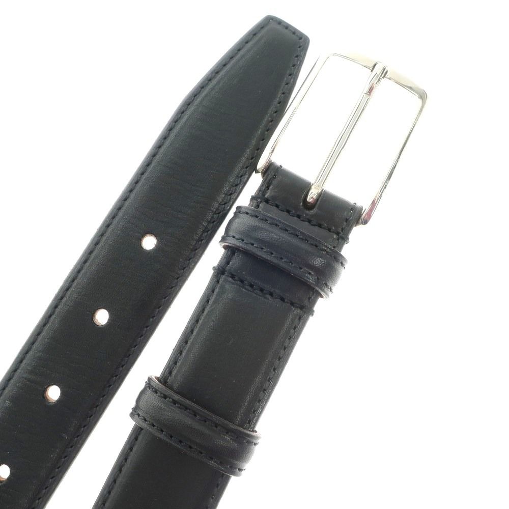 【中古】フェリージ Felisi 699/6 カーフレザー ベルト ブラック【サイズ44/80】【メンズ】 中古】フェリージ Felisi 699/6 カーフレザー ベルト ブラック【サイズ