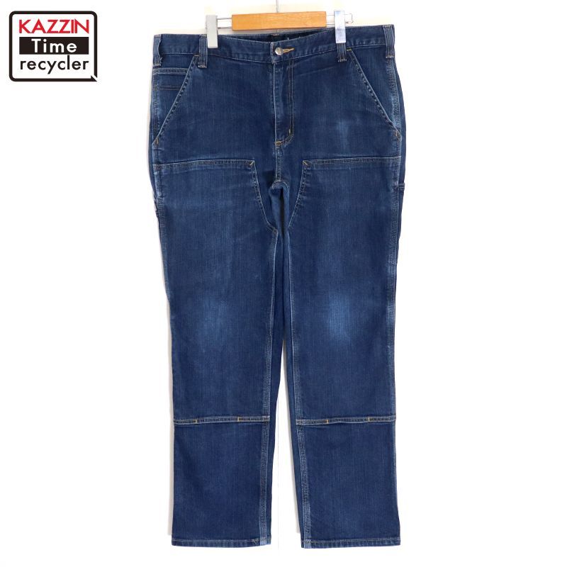 00s Carhartt ダブルニー デニム ペインターパンツ メンズ XLサイズ相当 ビッグサイズ オーバーサイズ