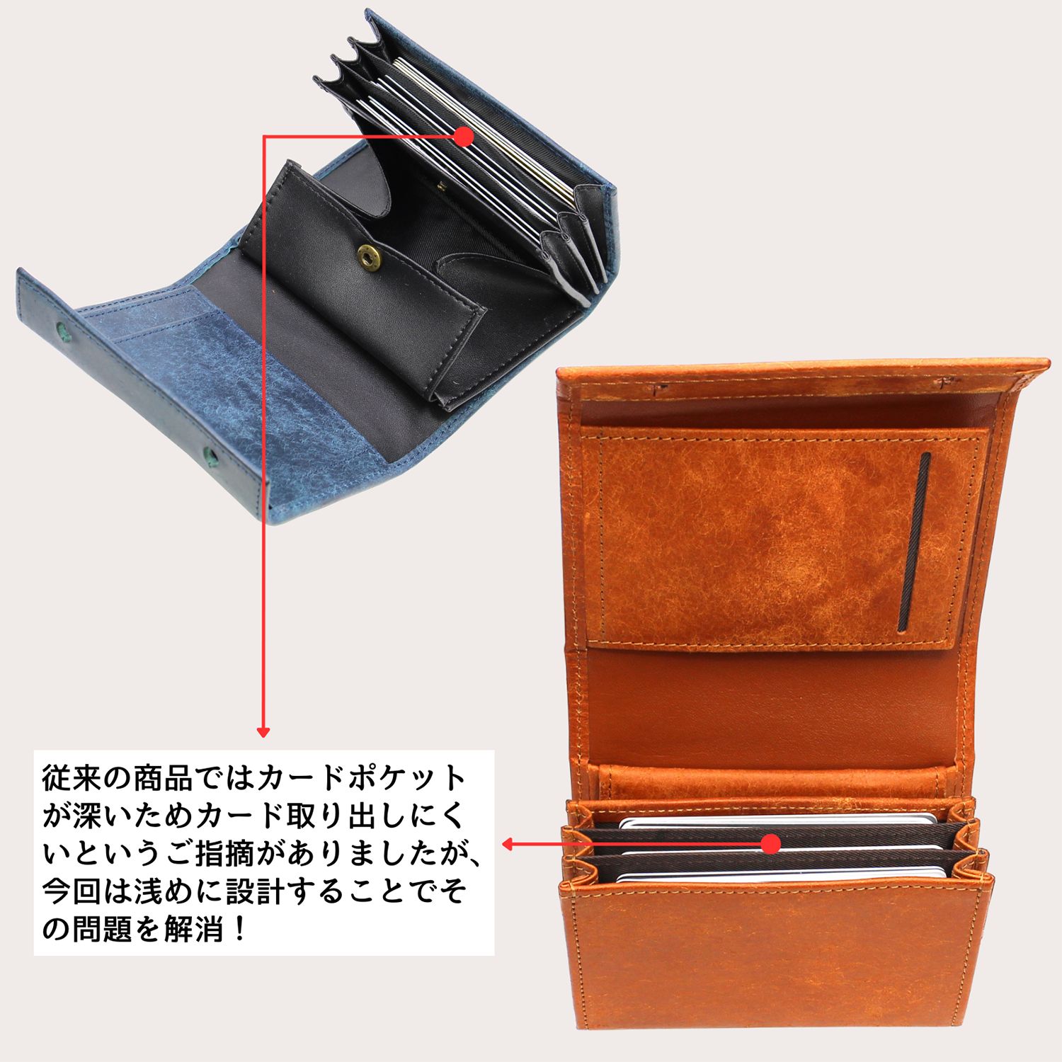 財布 メンズ 2つ折り プエブロ 革 日本製 プエブロレザー財布