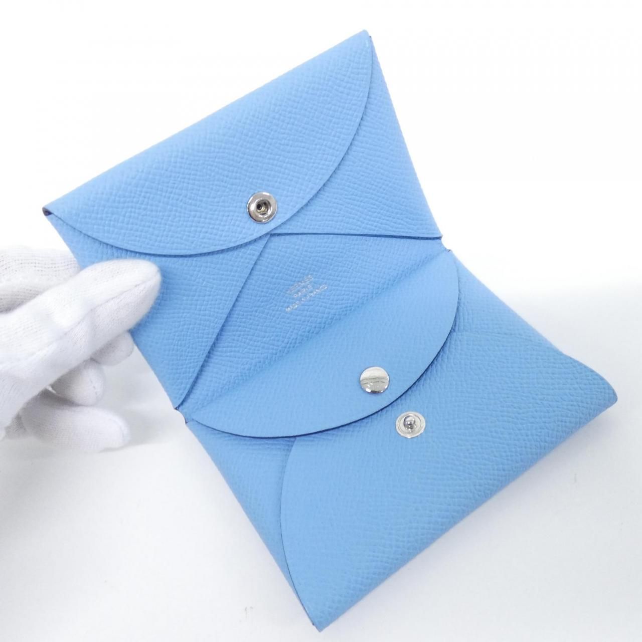 エルメス カルヴィ デュオ 083035CK コインケース ユニセックスで  