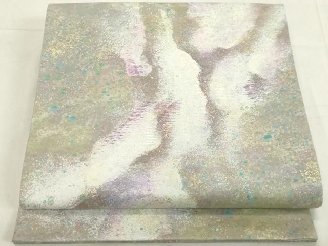 平和屋着物◎太鼓柄袋帯 霞文 引箔 正絹 逸品 DAAY3609cd - メルカリ