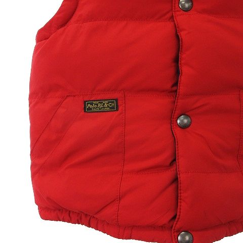 ラルフローレン RALPH LAUREN ダウンベスト リバーシブル ワンポイント