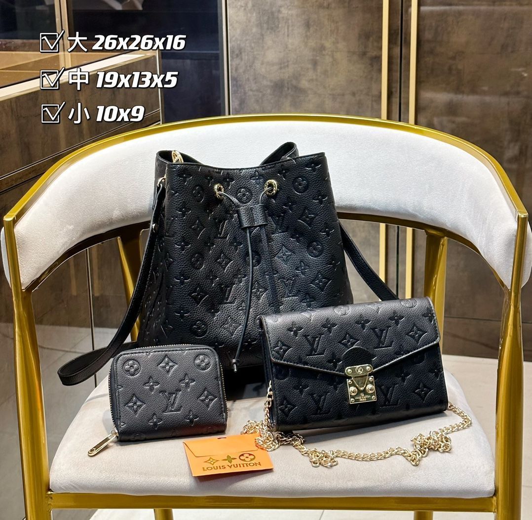 LOUIS VUITTON ルイヴィトン ショルダーバッグ 財布  3点セット