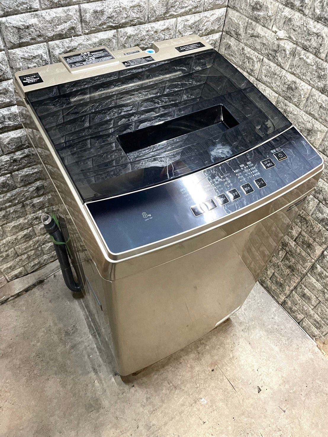 大阪送料無料☆3か月保障付き☆洗濯機☆2022年☆アイリスオーヤマ☆8kg 